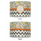 Swirls, Floral & Chevron 12" Drum Lampshade - APPROVAL (Poly Film)