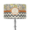 Swirls, Floral & Chevron 12" Drum Lamp Shade - Fabric (Personalized)