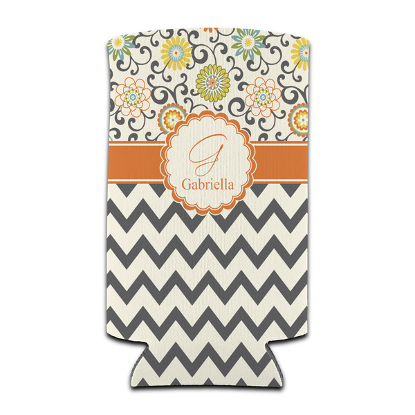 Swirls, Floral & Chevron 12oz Tall Can Sleeve - Set of 4 - FRONT