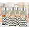 Swirls, Floral & Chevron 12oz Tall Can Sleeve - Set of 4 - LIFESTYLE