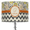 Swirls, Floral & Chevron 16" Drum Lamp Shade - Fabric (Personalized)