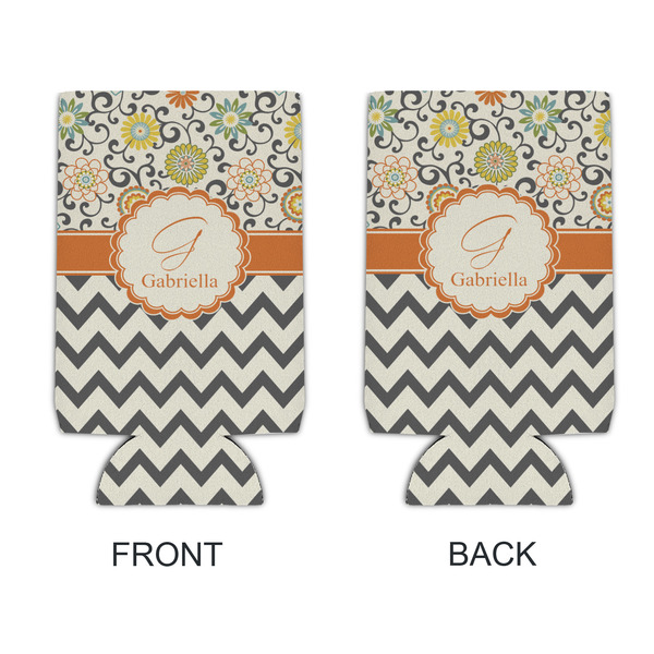Swirls, Floral & Chevron 16oz Can Sleeve - APPROVAL