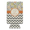Swirls, Floral & Chevron 16oz Can Sleeve - FRONT (flat)