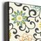 Swirls, Floral & Chevron 16x20 Wood Print - Closeup