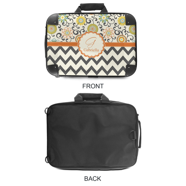 Swirls, Floral & Chevron 18" Laptop Briefcase - APPROVAL