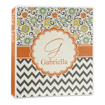 Swirls, Floral & Chevron 3-Ring Binder - 1 inch (Personalized)