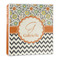 Swirls, Floral & Chevron 3-Ring Binder - 1 inch (Personalized)