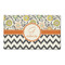 Swirls, Floral & Chevron 3' x 5' Patio Rug (Personalized)
