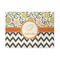 Swirls, Floral & Chevron Area Rug (Personalized)