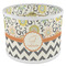 Swirls, Floral & Chevron 8" Drum Lampshade - ANGLE Poly-Film