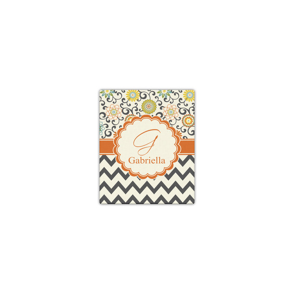 Custom Swirls, Floral & Chevron Canvas Print - 8x10 (Personalized)
