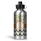 Swirls, Floral & Chevron Aluminum Water Bottle
