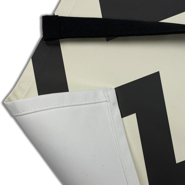 Swirls, Floral & Chevron Apron - (Detail)