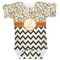 Swirls, Floral & Chevron Baby Bodysuit 3-6 (Personalized)