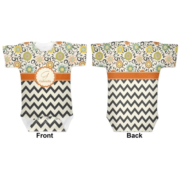 Swirls, Floral & Chevron Baby Bodysuit Approval