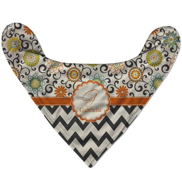 Swirls, Floral & Chevron Bandana Flat Approval