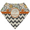 Swirls, Floral & Chevron Bandana Bib (Personalized)