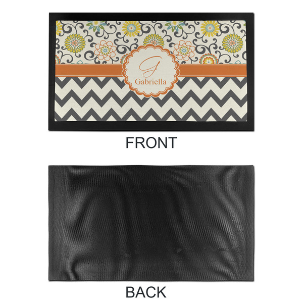 Swirls, Floral & Chevron Bar Mat - Small - APPROVAL