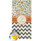 Swirls, Floral & Chevron Beach Towel (Personalized)