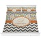 Swirls, Floral & Chevron Comforter Set - King (Personalized)