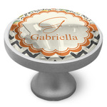 Swirls, Floral & Chevron Cabinet Knob (Personalized)