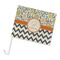 Swirls, Floral & Chevron Car Flag - Large (Personalized)