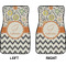 Swirls, Floral & Chevron Car Mat Front - Approval