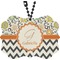 Swirls, Floral & Chevron Rear View Mirror Decor (Personalized)