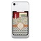 Swirls, Floral & Chevron Cell Phone Credit Card Holder w/ Phone