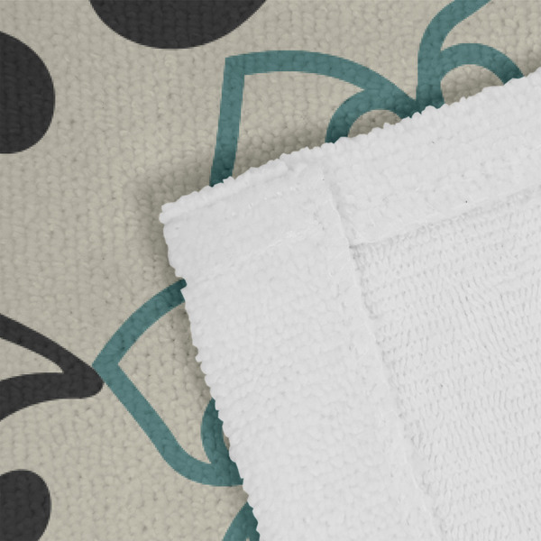 Swirls, Floral & Chevron Close up of Fabric