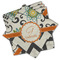 Swirls, Floral & Chevron Cloth Napkins - Personalized Lunch (PARENT MAIN Set of 4)