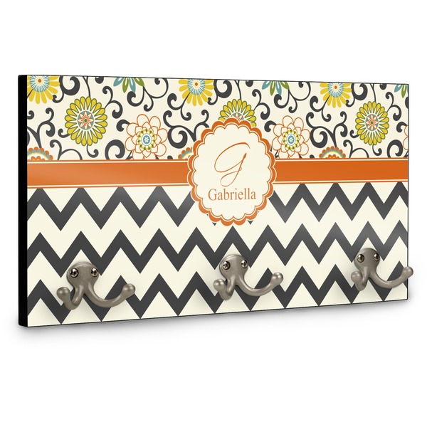 Swirls, Floral & Chevron Coat Hanger Main