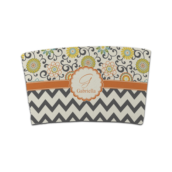 Custom Swirls, Floral & Chevron Coffee Cup Sleeve (Personalized)