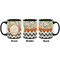 Swirls, Floral & Chevron Coffee Mug - 11 oz - Black APPROVAL