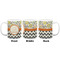 Swirls, Floral & Chevron Coffee Mug - 11 oz - White APPROVAL