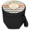 Swirls, Floral & Chevron Collapsible Personalized Cooler & Seat (Closed)