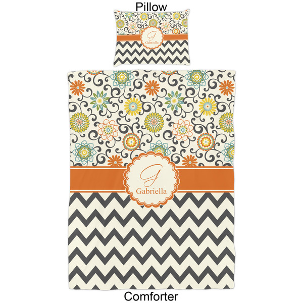 Swirls, Floral & Chevron Comforter Set - Twin - Approval
