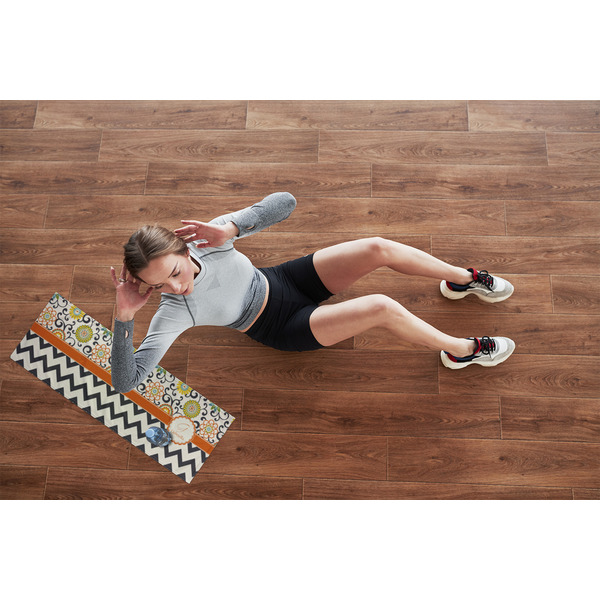 Swirls, Floral & Chevron Cooling Towel- Lifestyle