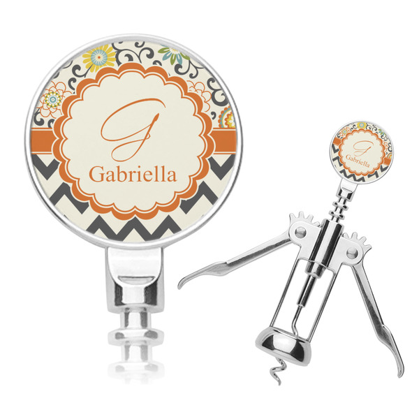 Custom Swirls, Floral & Chevron Corkscrew (Personalized)