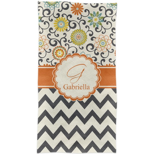 Swirls, Floral & Chevron Crib Comforter/Quilt - Apvl
