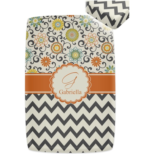 Swirls, Floral & Chevron Crib Fitted Sheet - Apvl