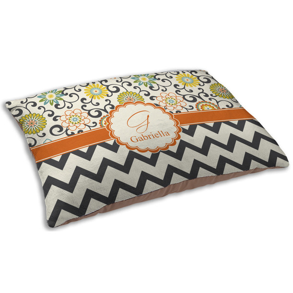Swirls, Floral & Chevron Dog Beds - SMALL