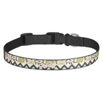Swirls, Floral & Chevron Dog Collar (Personalized)