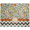 Swirls, Floral & Chevron Dog Food Mat - Large without Bowls