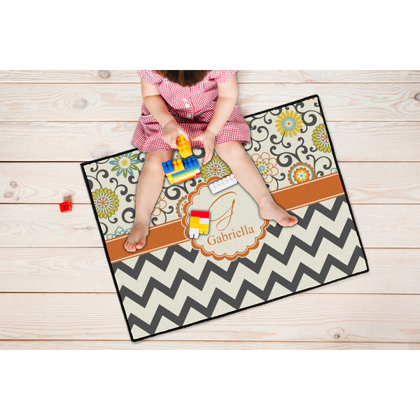 Swirls, Floral & Chevron Door Mats - LIFESTYLE kid