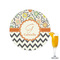 Swirls, Floral & Chevron Drink Topper - Small - Single with Drink