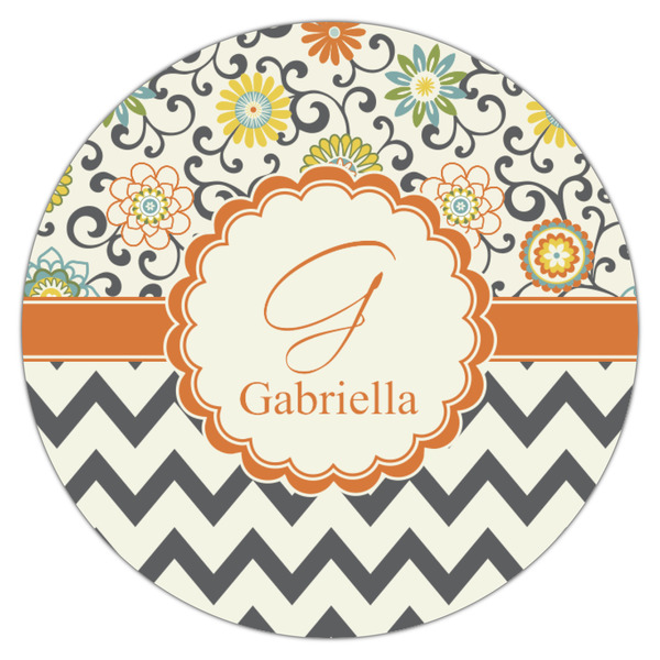 Swirls, Floral & Chevron Drink Topper - Small - Single