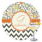 Swirls, Floral & Chevron Drink Topper - XLarge - Single with Drink