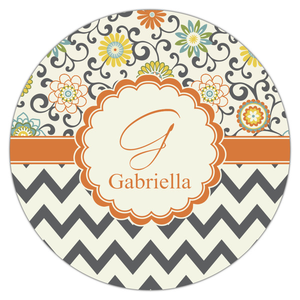 Swirls, Floral & Chevron Drink Topper - XSmall - Single