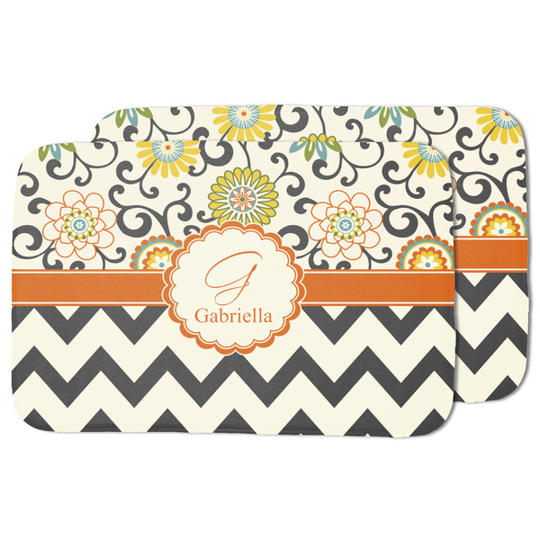 Swirls, Floral & Chevron Drying Dish Mat - MAIN